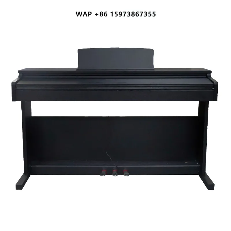 Digital Weighted Hammer Action 88-Key Upright Piano Keyboard with MIDI MP3 200 Tones & Rhythms