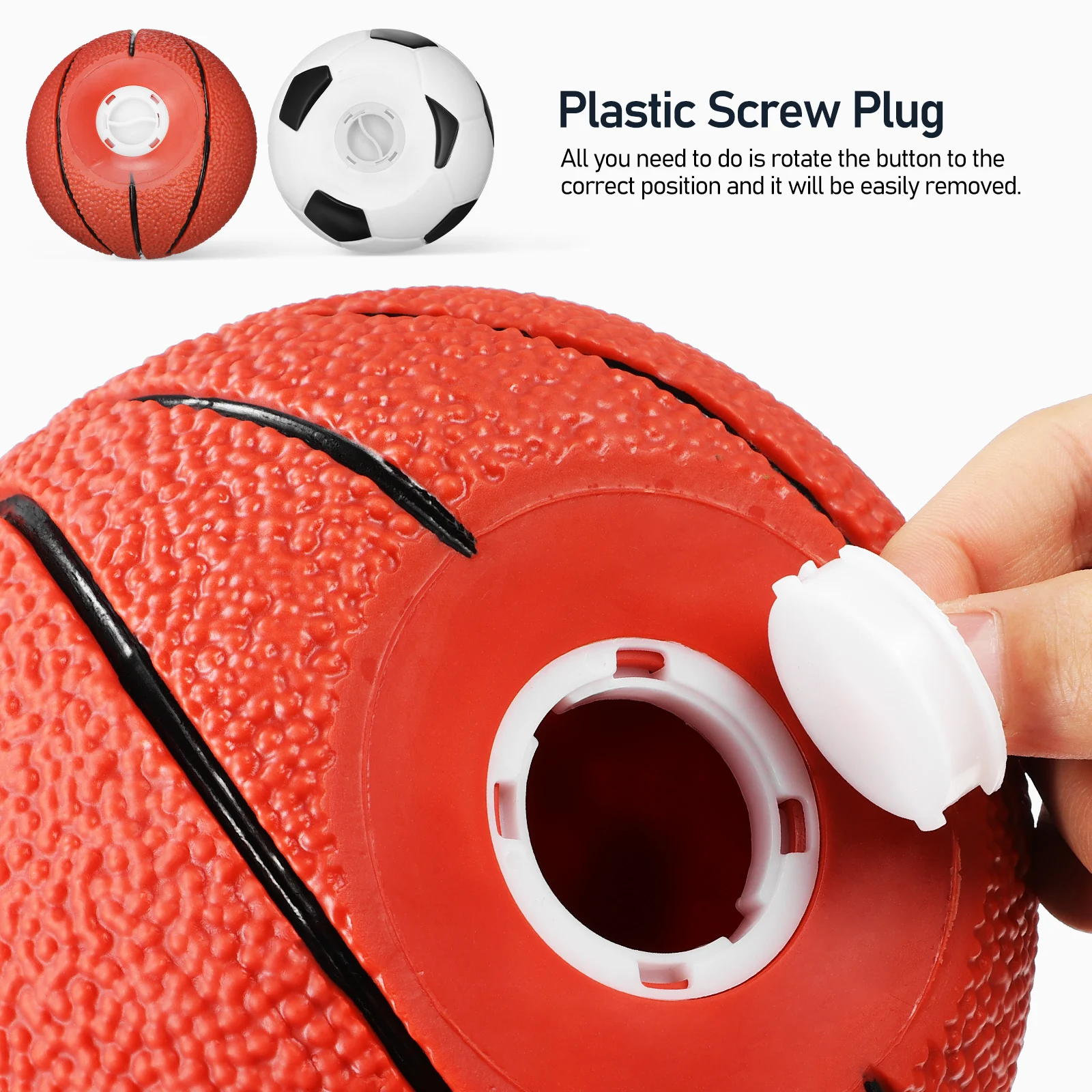 Juego de hucha para niños, baloncesto, balón de fútbol, tarro de almacenamiento de monedas deportivas, regalo creativo para niños, 2 uds.