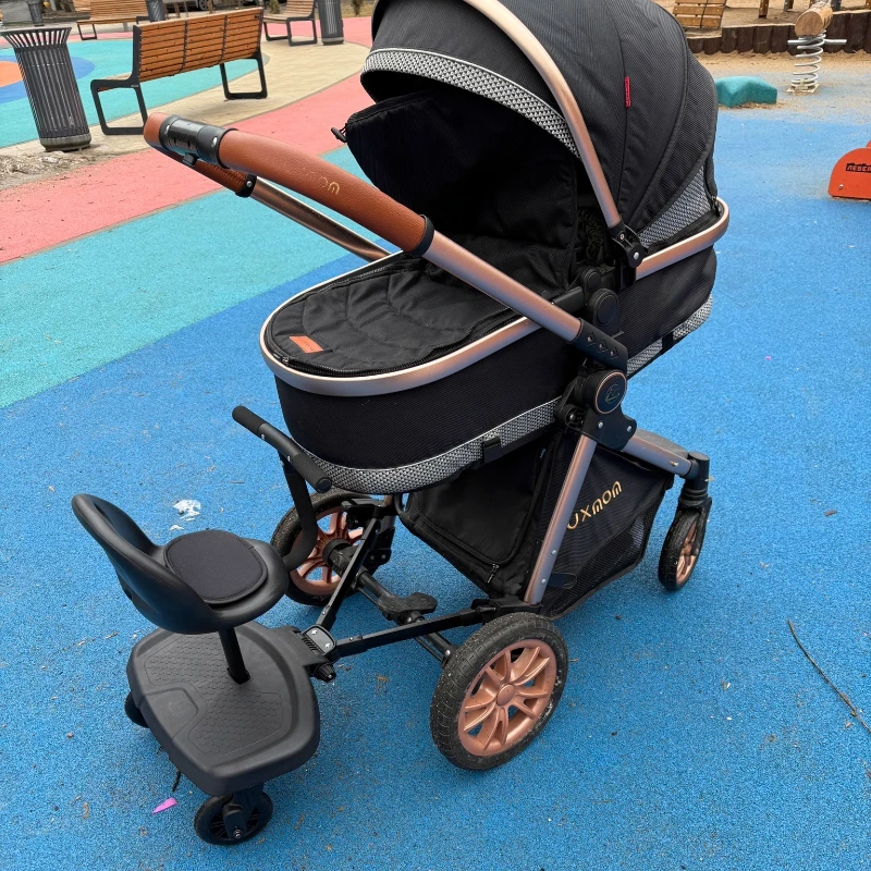 

Добавьте детскую коляску: комплект вспомогательной педали и сиденья для беспроблемных прогулок с двойным детским двойным сиденьем, подножка для детской коляски