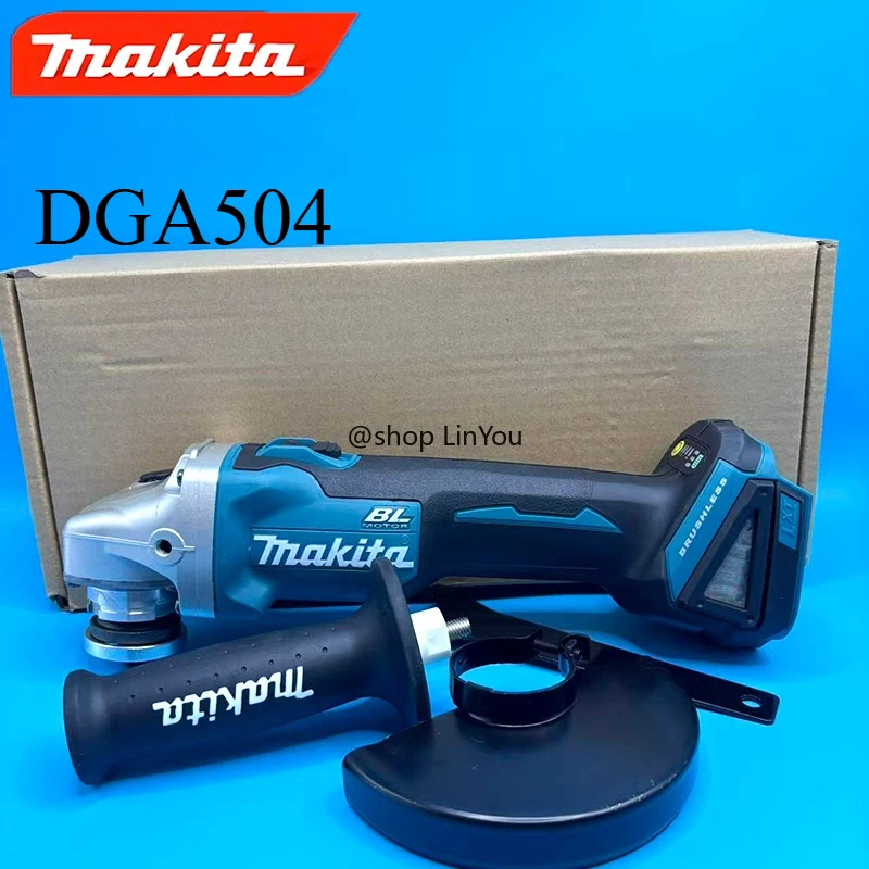 

Makita DGA504 18 В 125 мм Бесщеточная литиевая батарея Угловая шлифовальная машина Перезаряжаемый режущий станок Многофункциональный «все в одном»
