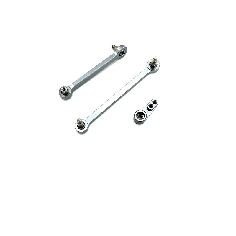 Wltoys 284161 284010 284131 K989 K969 RC 1/28 Rc Car Metal Upgraded Parts Steering Rod and Steering Arm