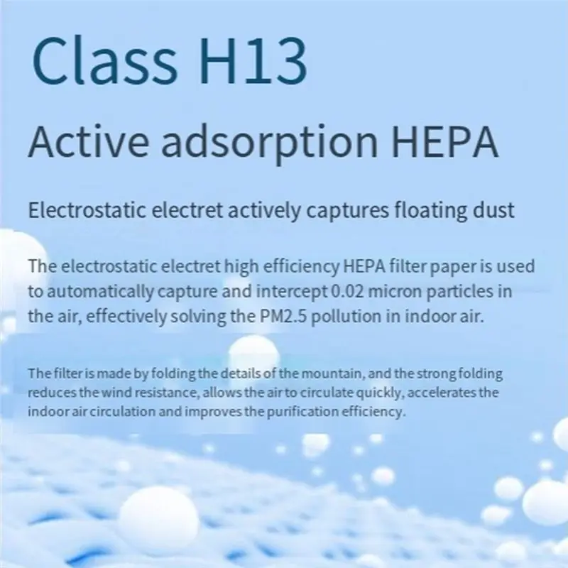 Removable 2PCS Hepa Filter Element For Xiaomi Mijia 4 Lite Air Purifier Vacuum Cleaner Parts