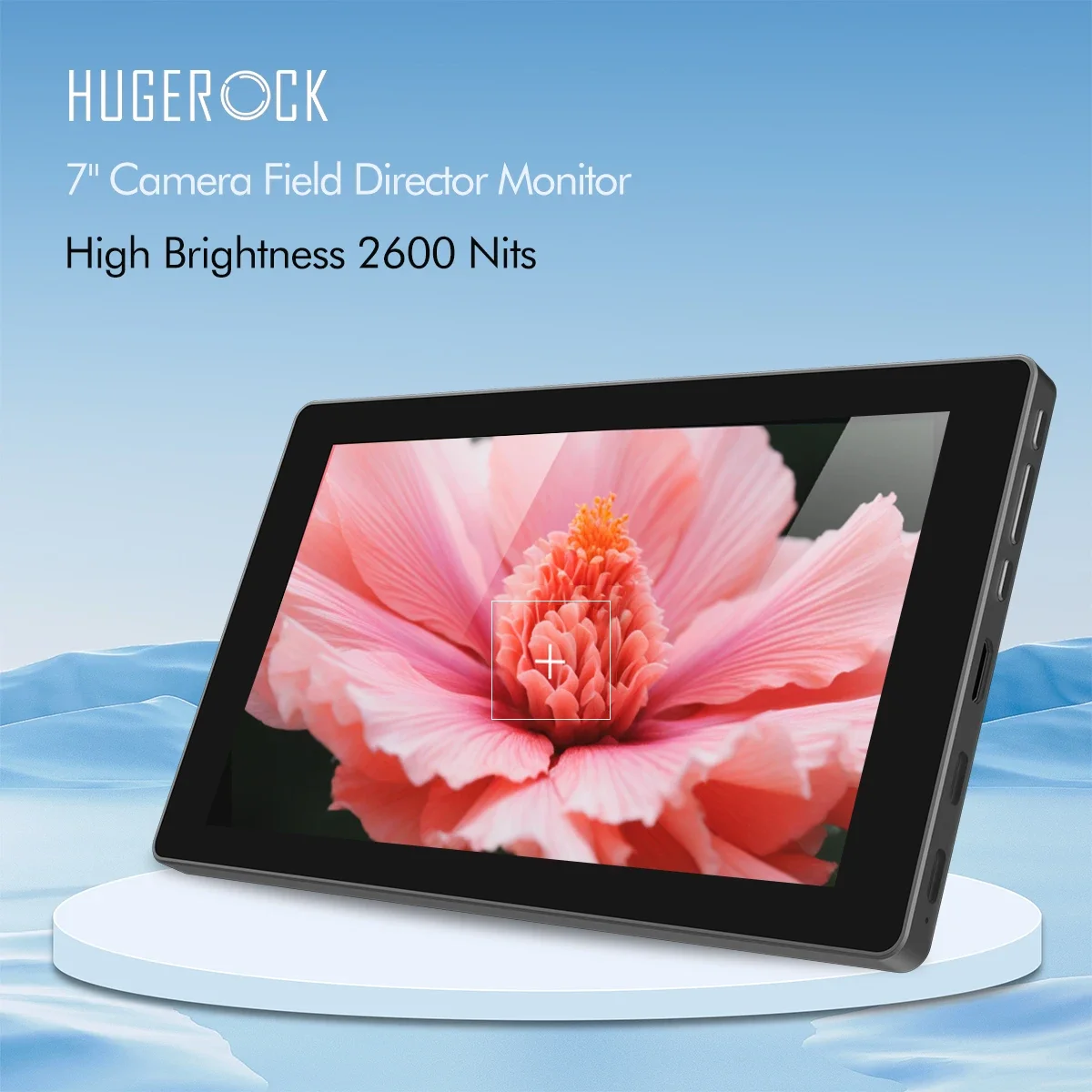 

HUGEROCK PD70 7-inch Rugged Camera Field Monitor, 2600 Nits HD IPS 1920x1080, Mini HDMI Input, Portable Reinforced Display