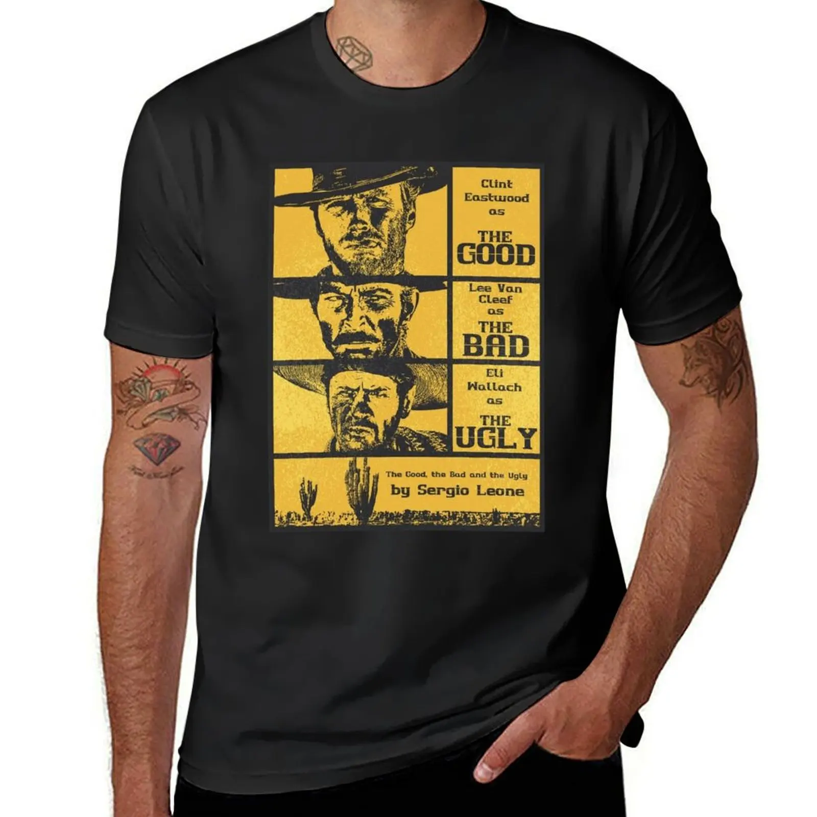 

The Good, the Bad and the Ugly Movie Poster T-Shirt funnys cute clothes mens clothes