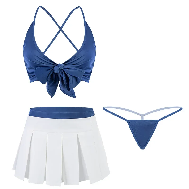 

Beach Party 2025 Student Naval Sailor Swimwear Cosplay New Women School Swimsuit Uniform Costume Summer Anime hudui3