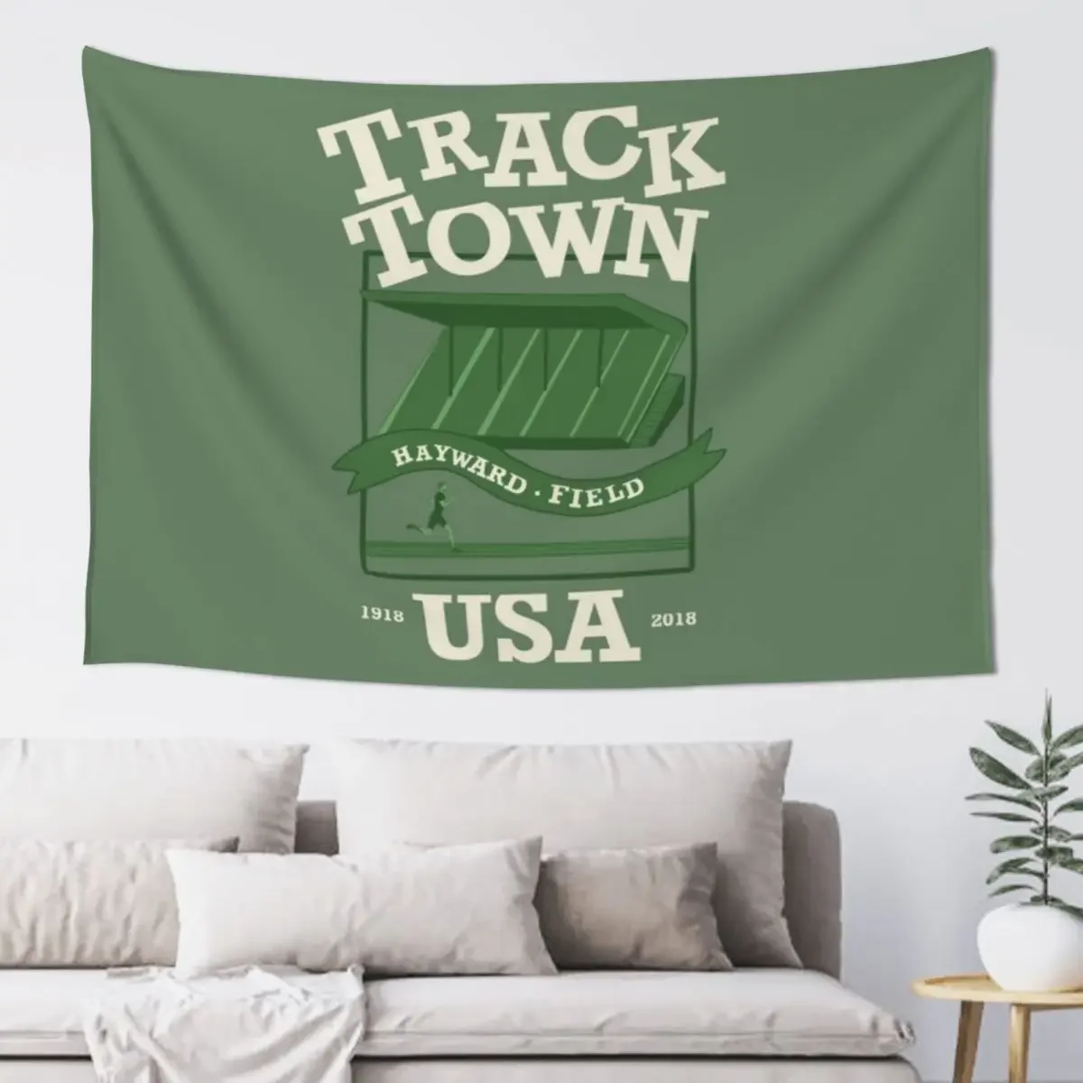 

Track Town USA Old Hayward Field Tapestry Wall Decoration Items Korean Room Decor Things To Decorate The Room Tapestry