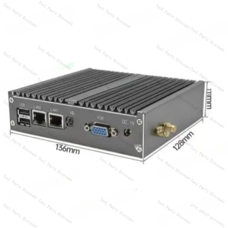 Ndustrial PC N2830 Quad Core LAN Dual Ports Fanless System 1 Pcs