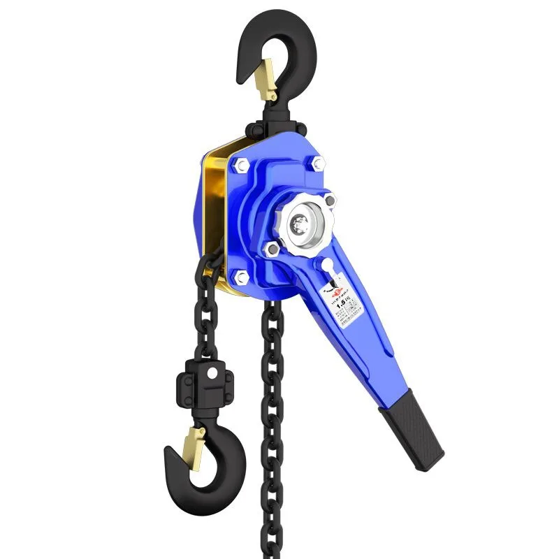 Manual Chain Hoist and Lever Puller 0.75T to 9T Capacity 3 Meter for Industrial Lifting and Material Handling Applications