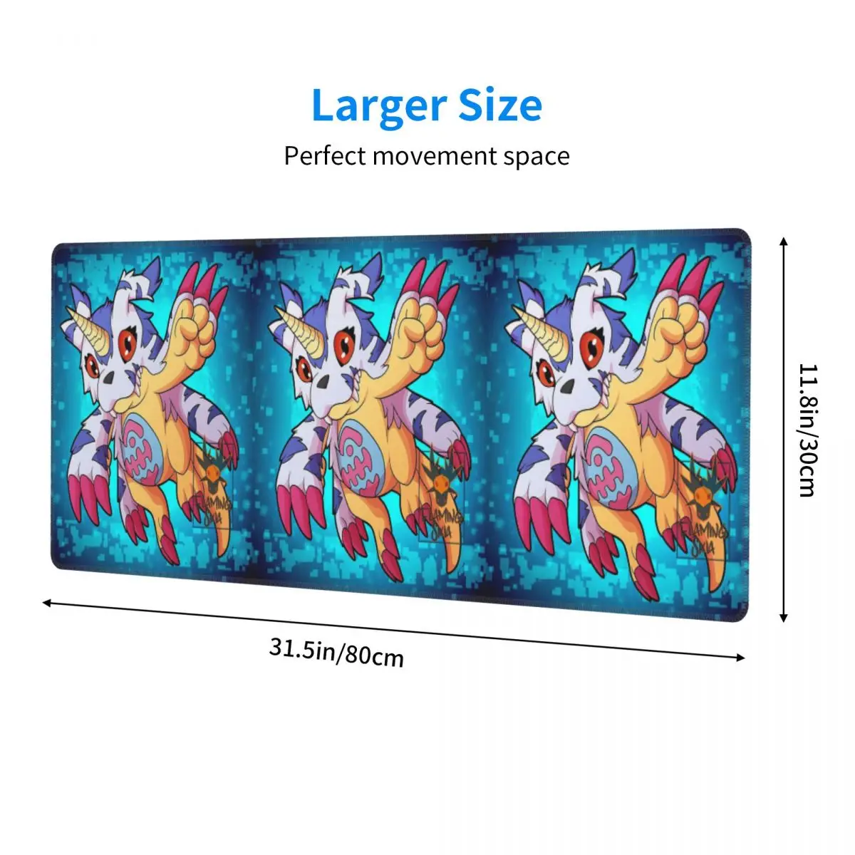 Digimon Large Mouse Pad Computer Keyboard Mouse Mat Gaming PC Laptop Desk Mat Office Accessories Table Mats