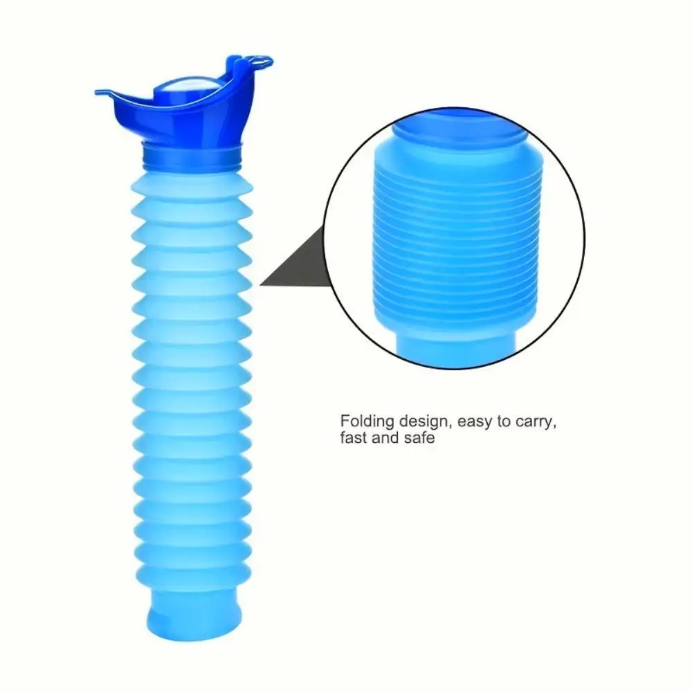 1pc 750ML Portable Emergency Urinal URINE BAG for Adults Travelers Mini Outdoor Shrinkable Urine Bottle Car Camping