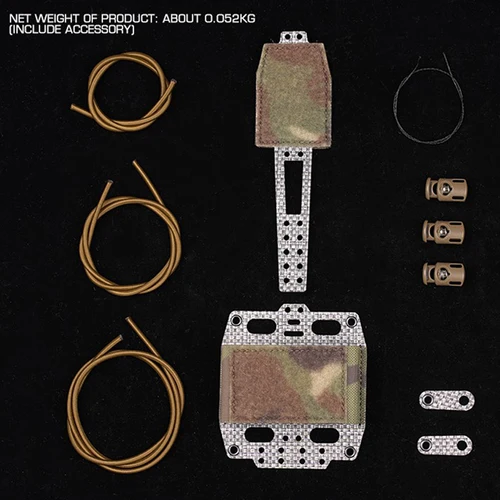 Imagen 2 del producto Caja de batería táctica PVS31 NVG, bolsa de almacenamiento, sistema de retención de casco rápido Militar, accesorio ajustable para casco Airsoft de Paintball