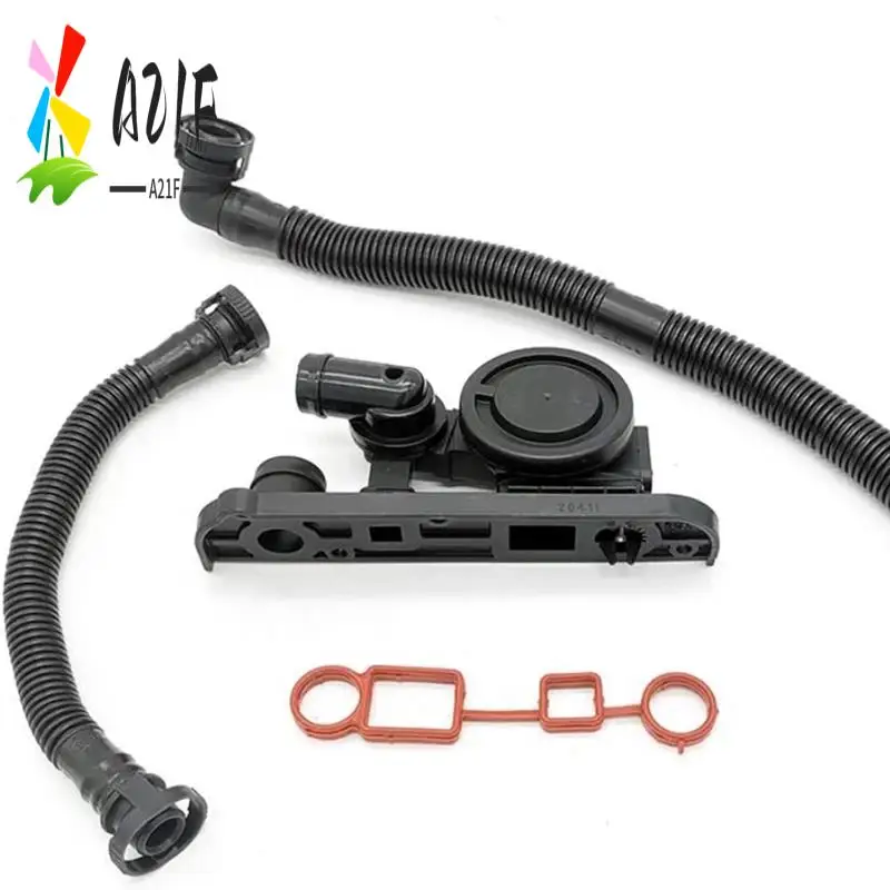 

A21F-1 Set PCV Crankcase Control Ventilation Valve Hose Gasket For VW Golf Passat 06F129101K 06F103235 06F103221E
