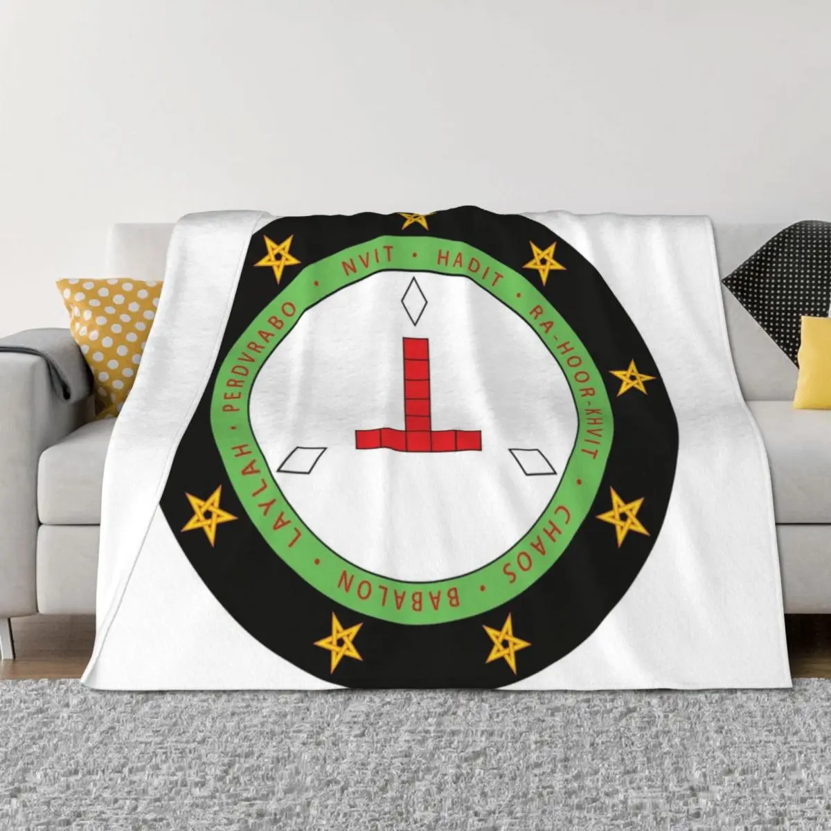 

THE CIRCLE (LIBER ABA) Throw Blanket for babies Single Sleeping Bag warm winter Blankets