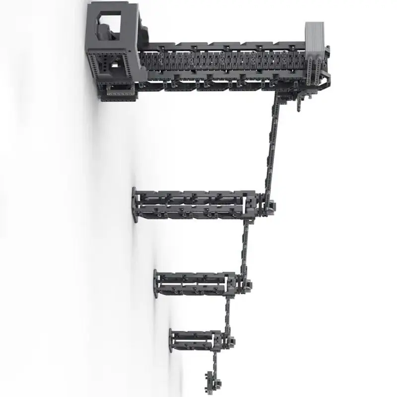 

Строительные блоки MOC, гравитационный натянутый возврат, сделай сам, сборка кирпичей, коллекция, дисплей, развивающие креативные рождественские игрушки, подарки, 2034 шт.