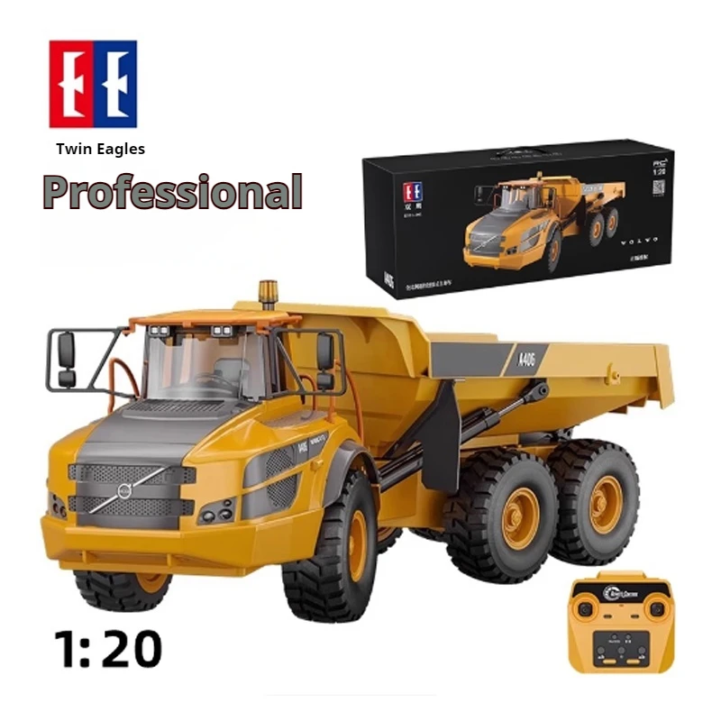 Double E E591 Rc Trucks 1/20 58Cm A40G Remote Control Cars Trucks Electric Dumper Tractor Engineering Vehicle Toys for Kids