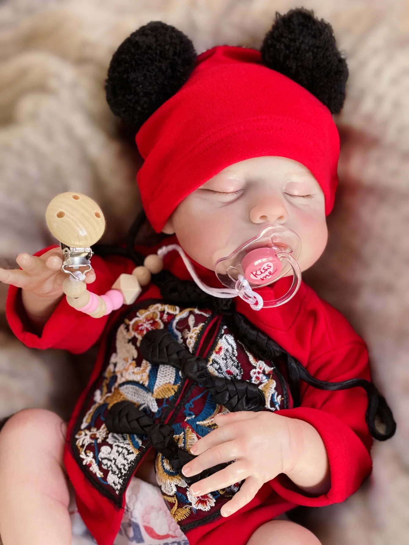 19 Inch 48 Cm Eric Bebe Reborn Doll Handmade Lifelike 3D Painted Skin Bebe Newborn Girl For Chhildren Birthday Gifts