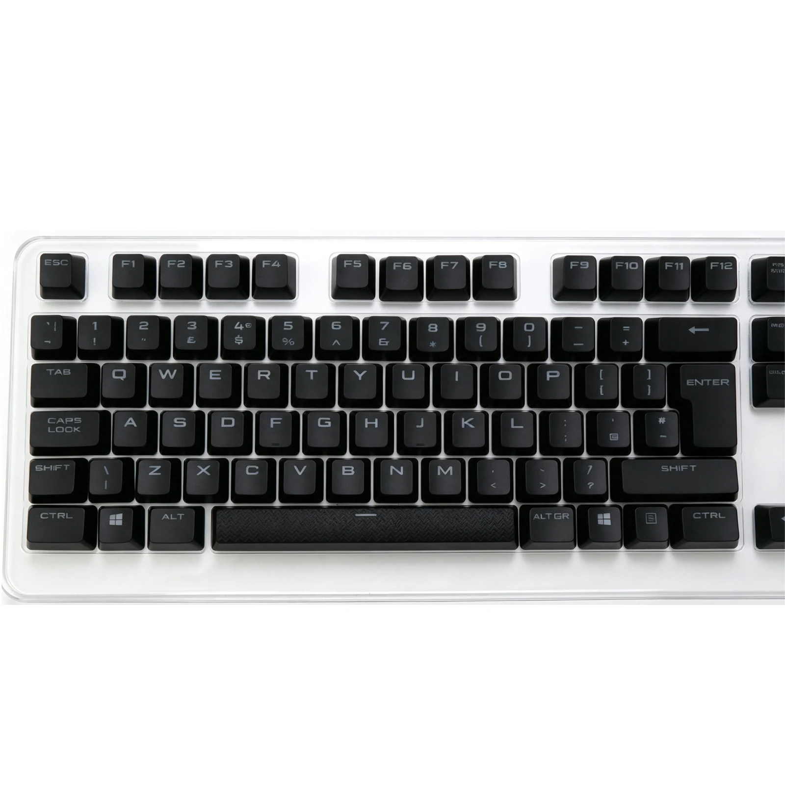 New Original Key Caps ABS Keycaps for CORSAIR K70 LUX/K70 LUX RGB/K95 Mechanical Keyboard Black European Version