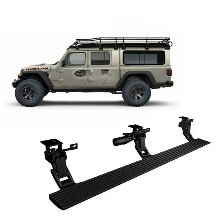 

Exclusive Production of Retractable Aluminum Alloy Electric Side Steps Suitable ForJeep Gladiator
