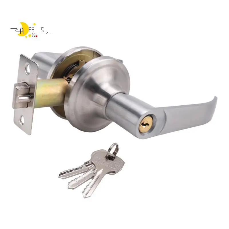 

AF95-Door Handle Lock Entry Sliding Front Doors Entrance Keyed Locks Home Use For Bedroom Living Room Indoor Household