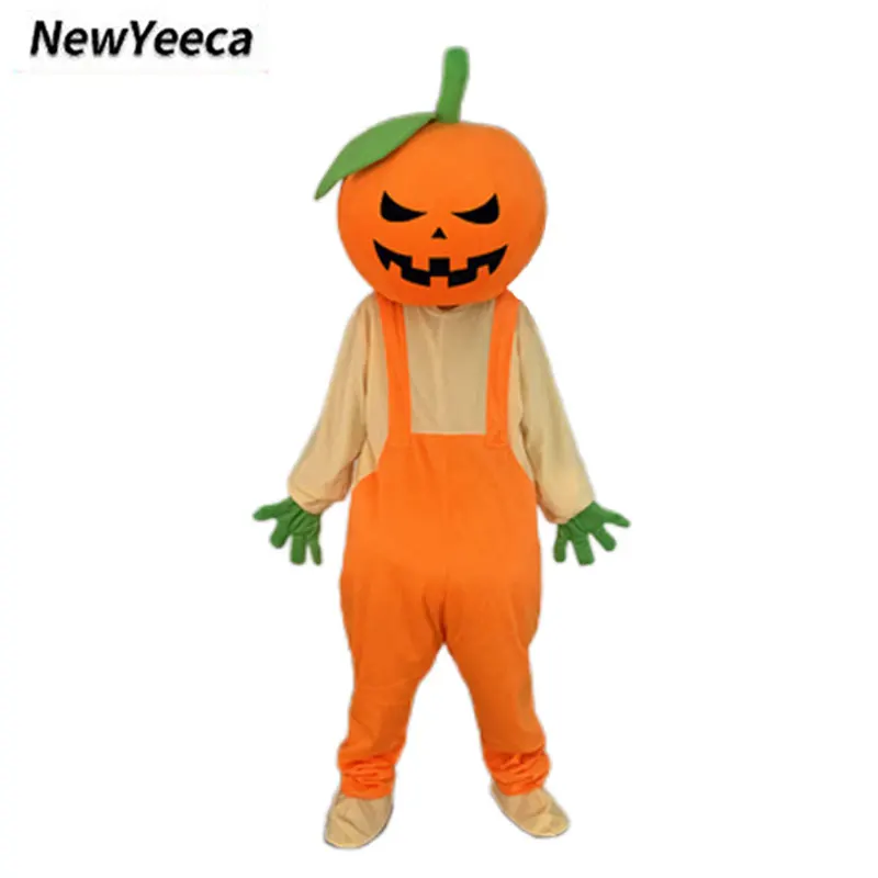 New Halloween Pumpkin Mascot Doll Costume Funny Hot Play Walking Cartoon Pumpkin Man Anime Mascot Props Performance Suit