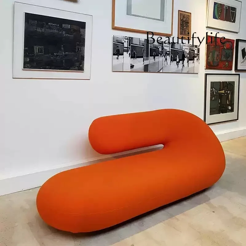 

X Nordic Designer Creative Living Room Curved Sofa Modern Minimalist Art Special-shaped Reception Lounge Chair