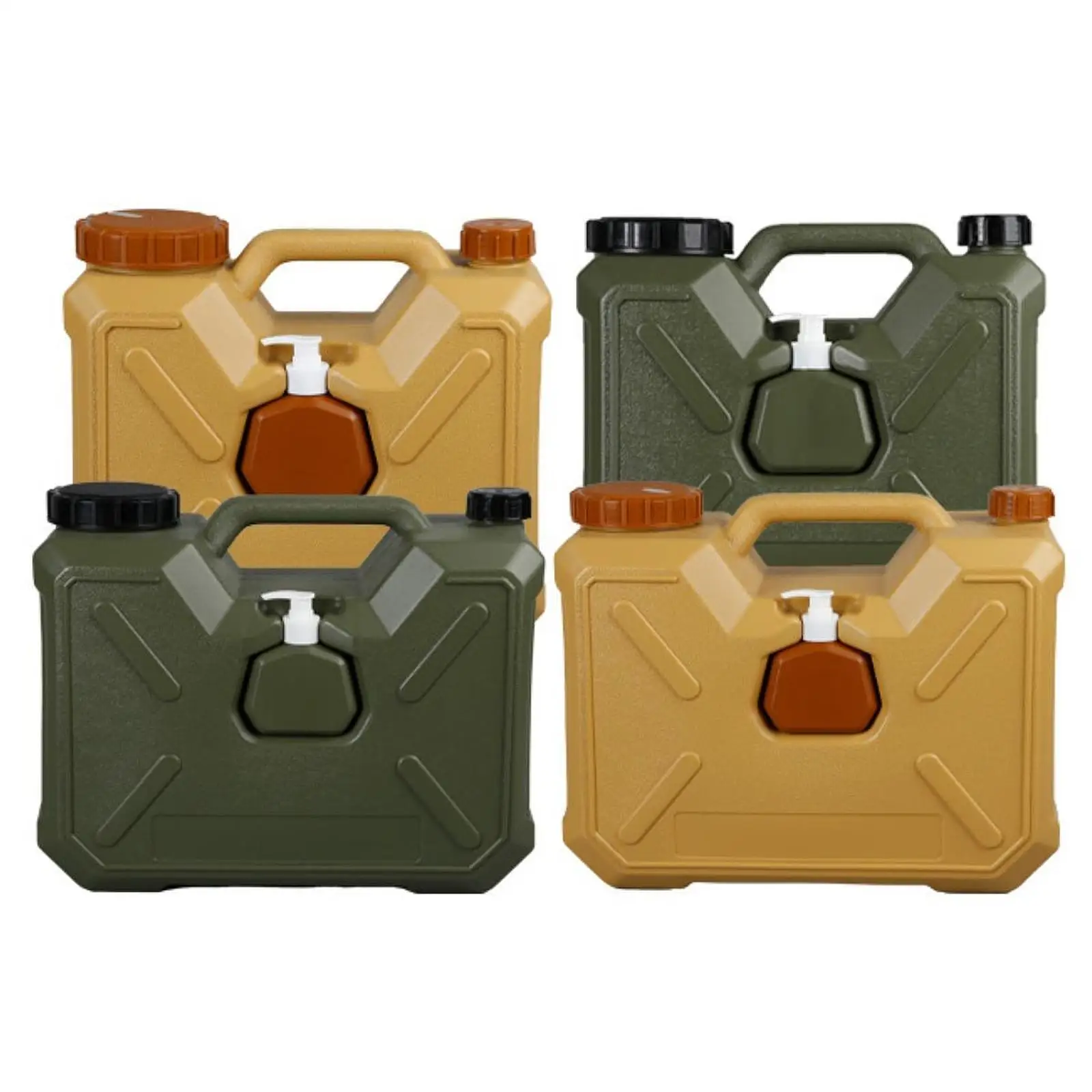 حاوية مياه مع دلو حنفية خزان مياه لصيد الأسماك وحقيبة الظهر والنزهات