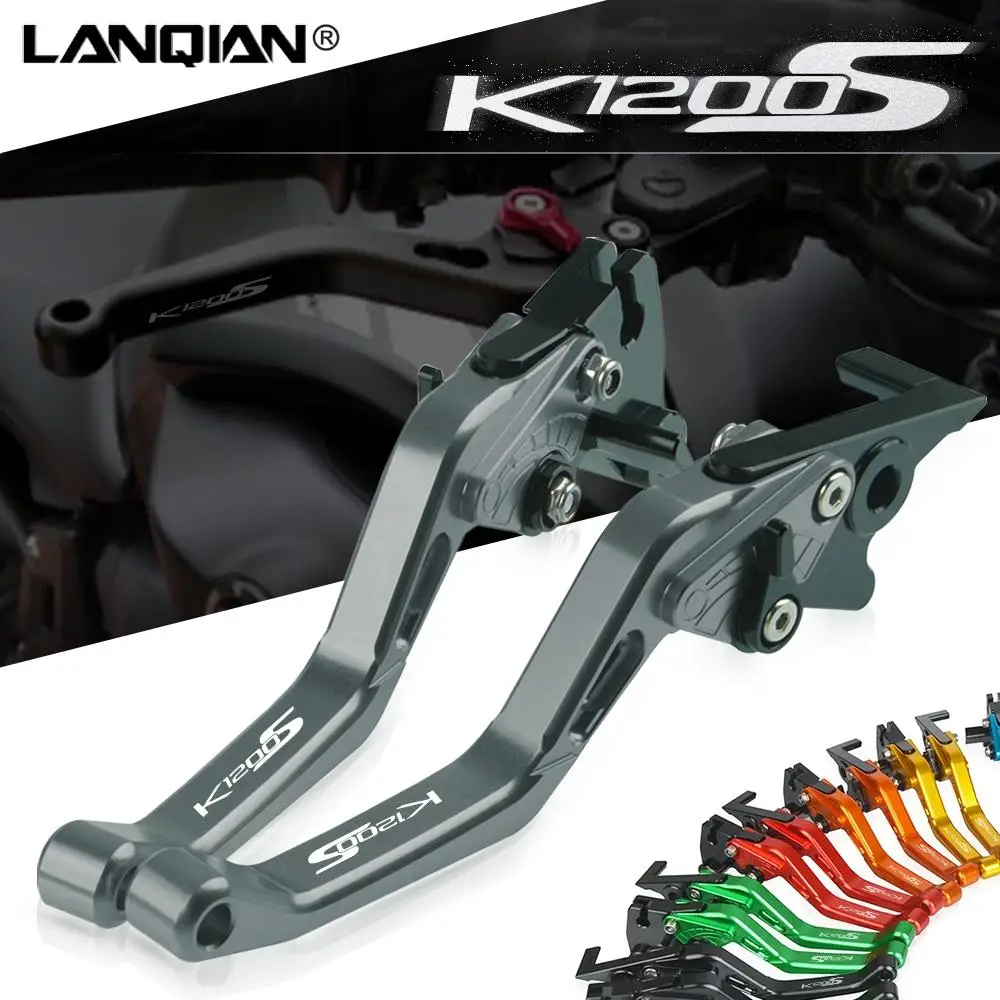 

For BMW K1200S Hight-Quality Motorcycle Aluminum Adjustment Brake Clutch levers K 1200S K 1200 S 2004-2008 2007 Accessories