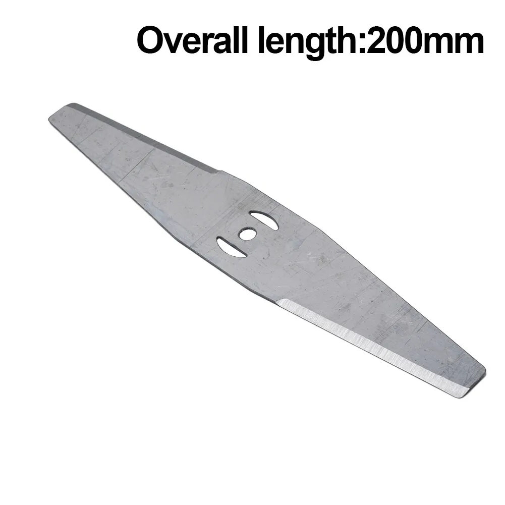 Aço Viu Lâminas de Metal Grama Corda Trimmer Cabeça Substituição Cortador de Grama Acessórios Lâmina Jardim Ferramenta Peças 1pc 200 250 mm