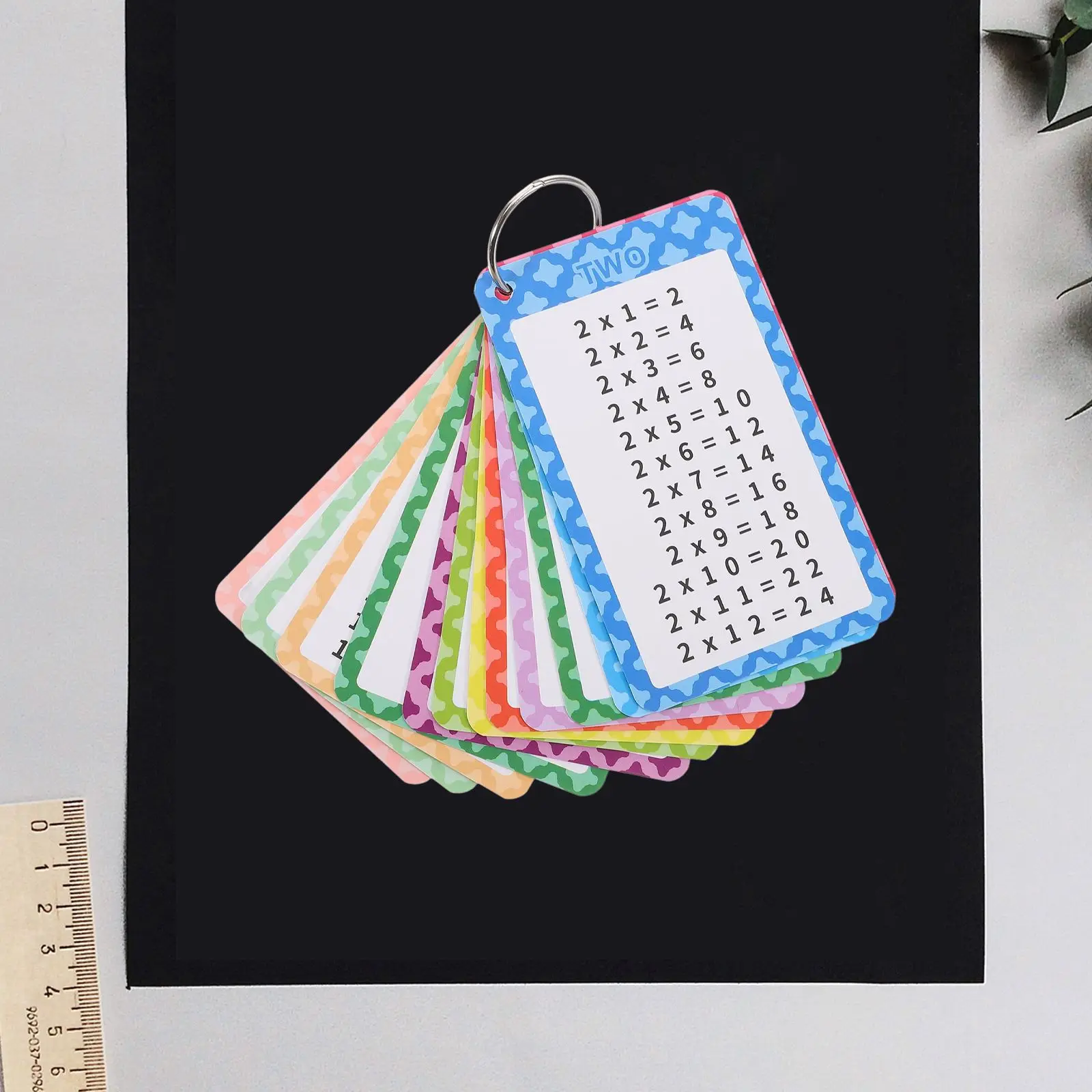 13 pezzi di carte educative colorate cancellabili a secco carte giocattolo gioco moltiplicazione giocattolo per bambini puzzle sviluppo intellettuale