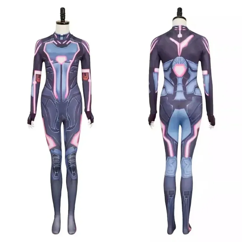 Костюм для косплея игры Split Fiction Mio, костюмы Зои, женский эластичный костюм зентай с 3D принтом, аниме, комбинезон, наряд на заказ