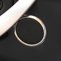 Stainless Steel Interior Speaker Sound cover trim ring For BMW 3-SERIES F30 F34 320 328 328li 316i 335 X5 X6