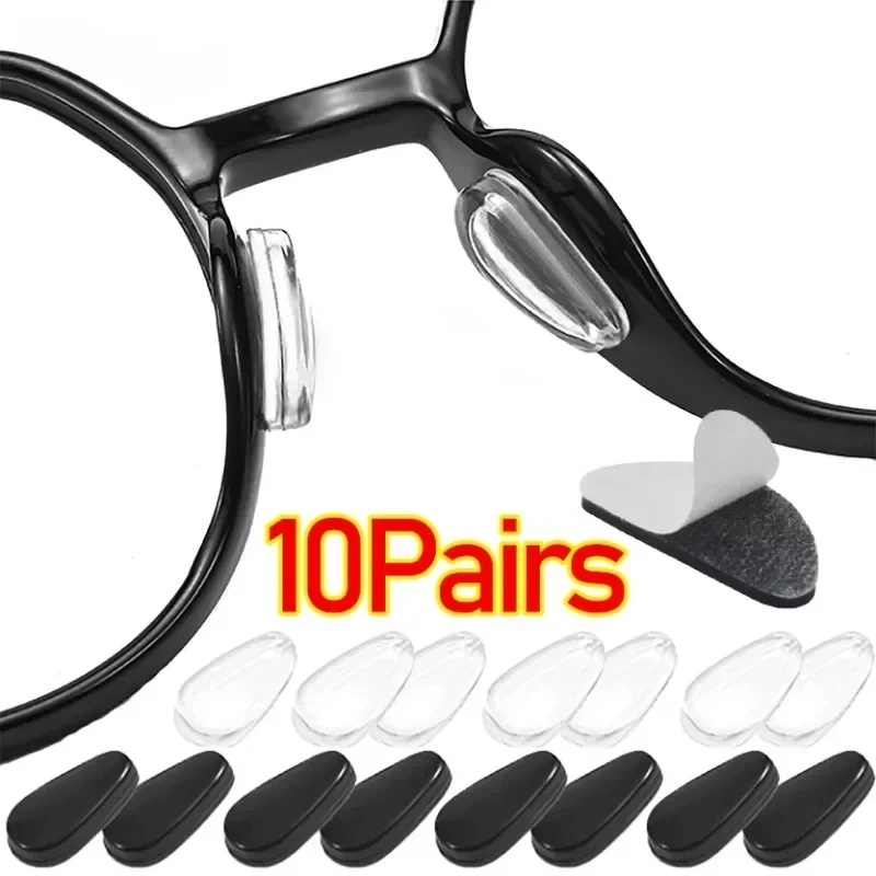 

Non-slip Eyeglasses Nose Pad, Invisible Soft Silica Gel, Self-Adhesive Nose Pad Eyeglasses Accessories Nose Pads for Glasses