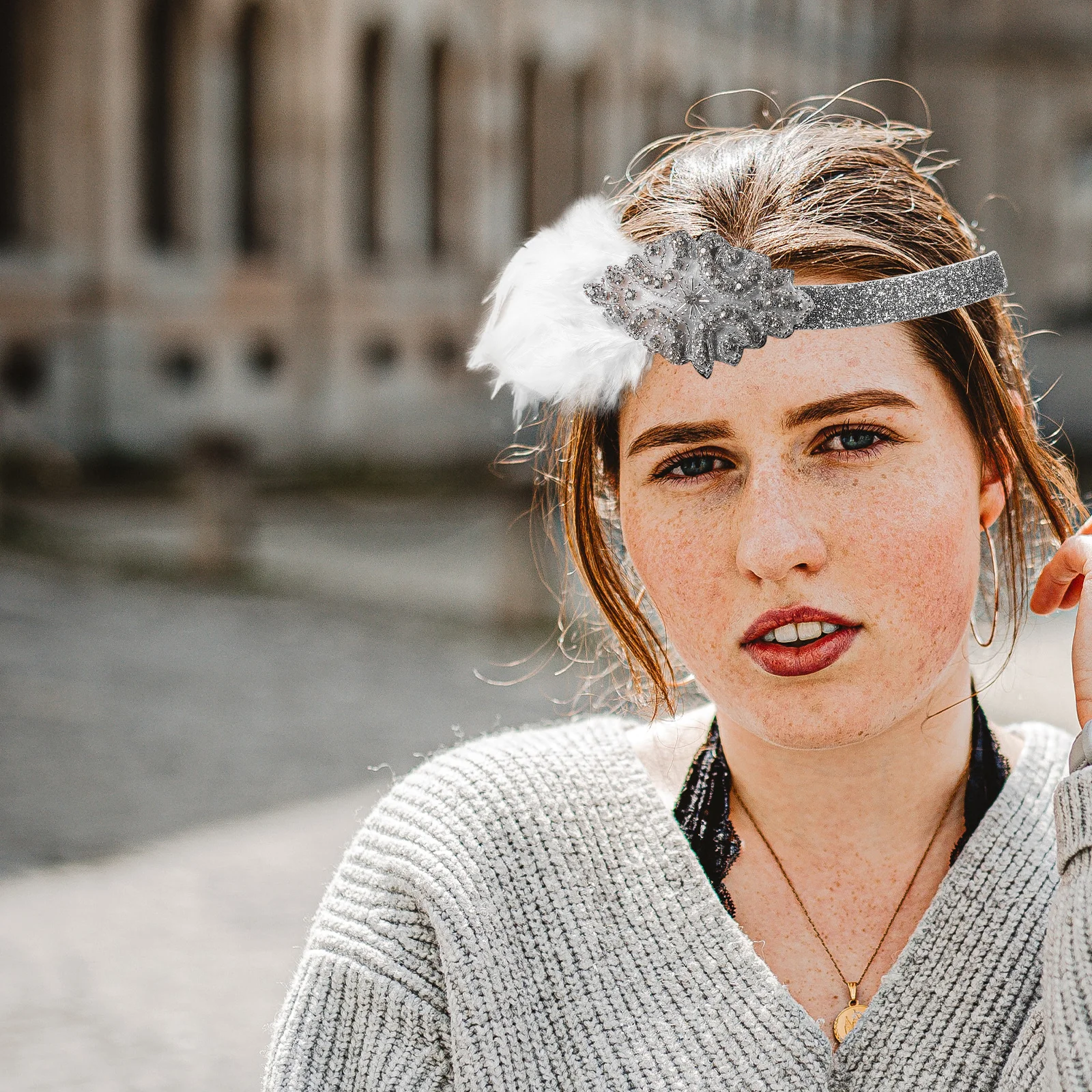 

Forehead Headband Lightweight Bridal Headdress Elegant Party Cosplay Women Forehead Headpiece Accessories