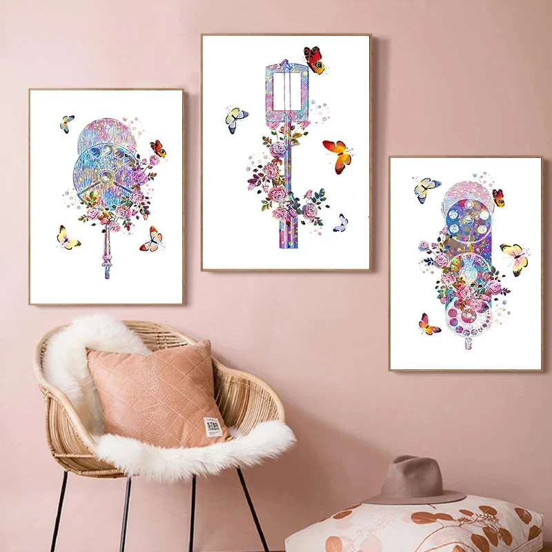 

Eye Anatomy Medicine Optician Optometry Tools Posters and Prints Nordic Wall Art Canvas Paintings For Clinic Room Home Decor