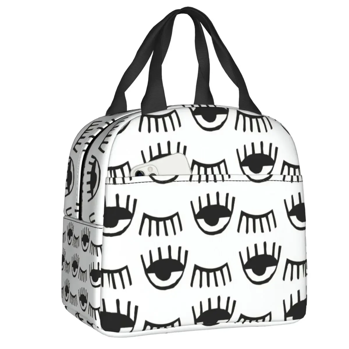 Custom Ferragnis Chiara Insulated Lunch Bag for Women Leakproof Modern Fashion Thermal Cooler Lunch Tote Kids School Children