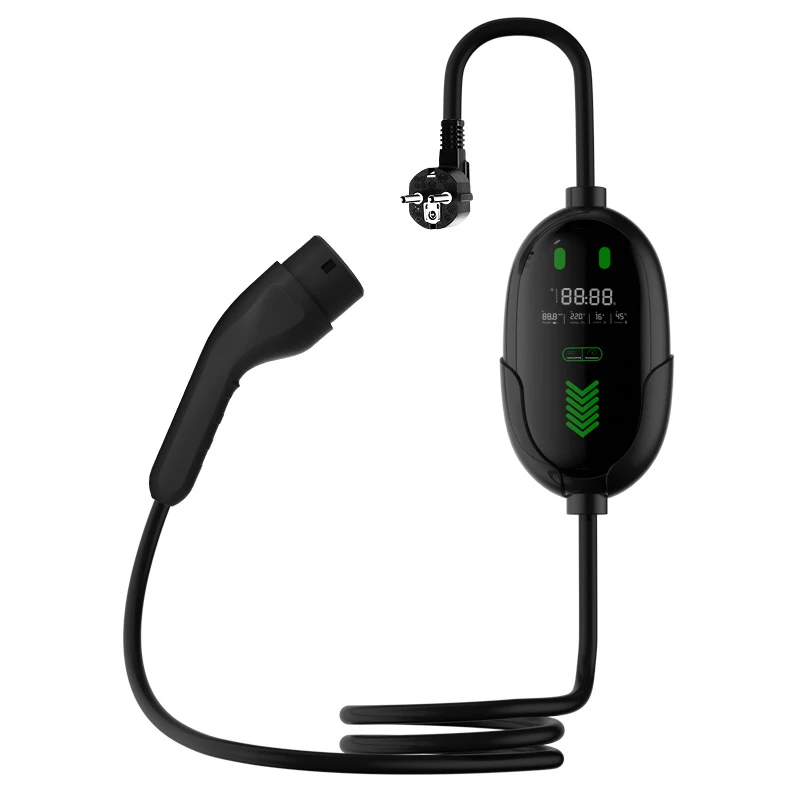 

Портативная зарядная станция Smart Level 2 32A для электромобилей, для дома и улицы, разработана для удобства использования