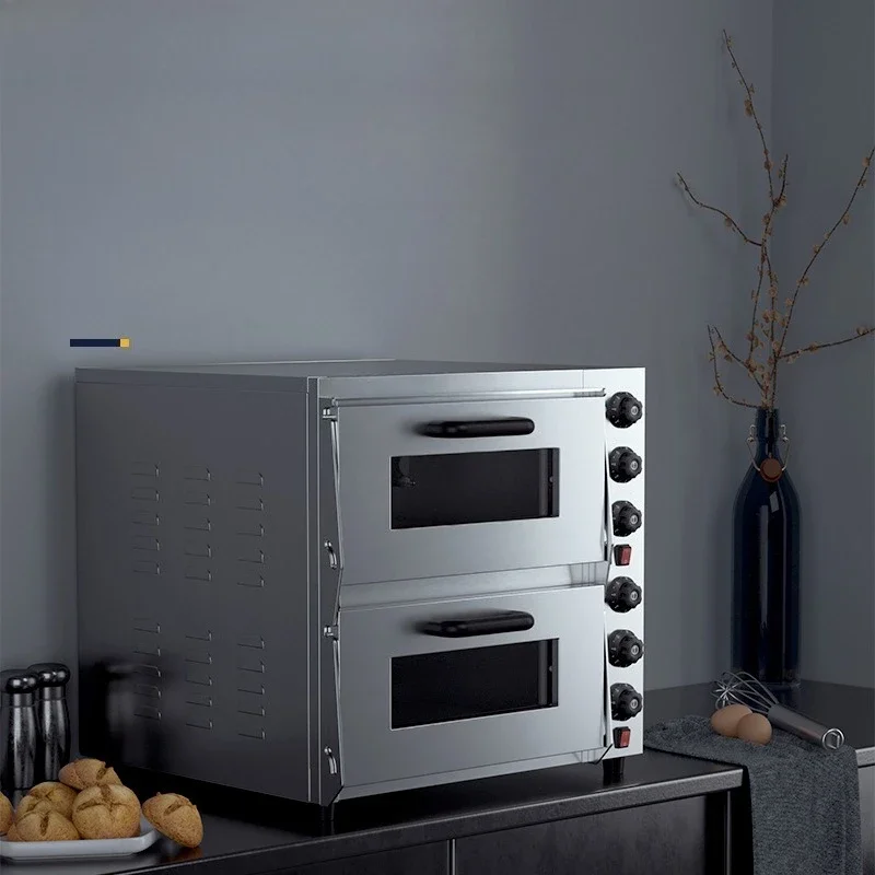 

Commercial electric oven double-layer large-capacity, two-layer two-plate large baking oven oven