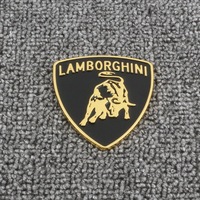 Side-label Lamborghini Logo Personalized Modification 3D Metal Car Decoration Sticker For Lamborghini URUS Huracan Aventador