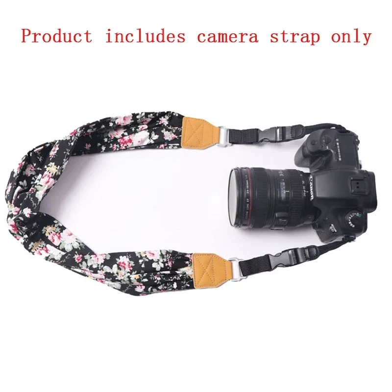 Universal Scarf Camera Shoulder Strap Vintage DSLR Hanging Neck Belt for Instax/Digital Micro Single Camera Accessories