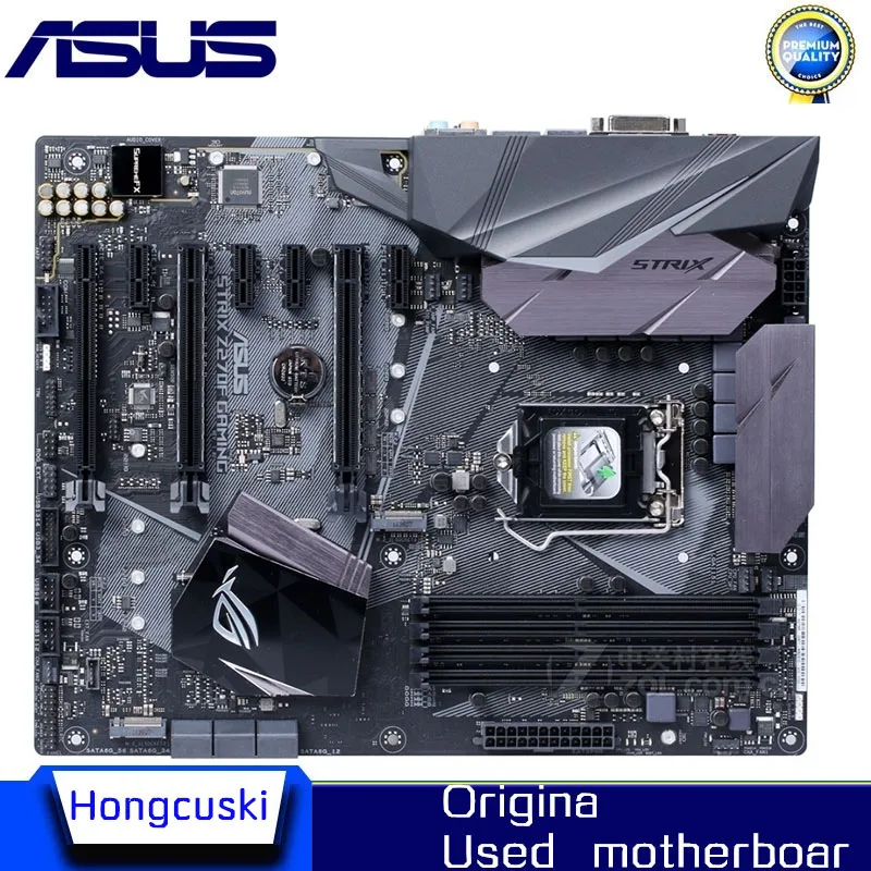 Used For ASUS ROG STRIX Z270F GAMING Z270-F Original M.2 NVME 7th motherboard Socket LGA1151 DDR4 Z270 Desktop Motherboard