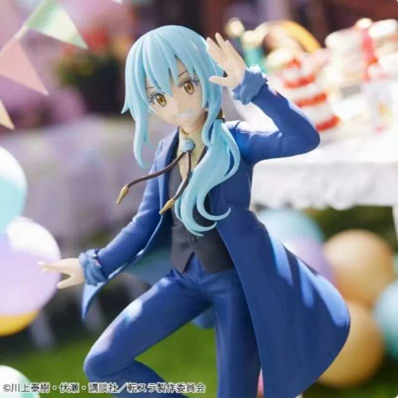 Em estoque original bandai banpresto daquela vez que eu reencarnei como um slime rimuru anime figuras de ação modelo brinquedos ornamento presentes