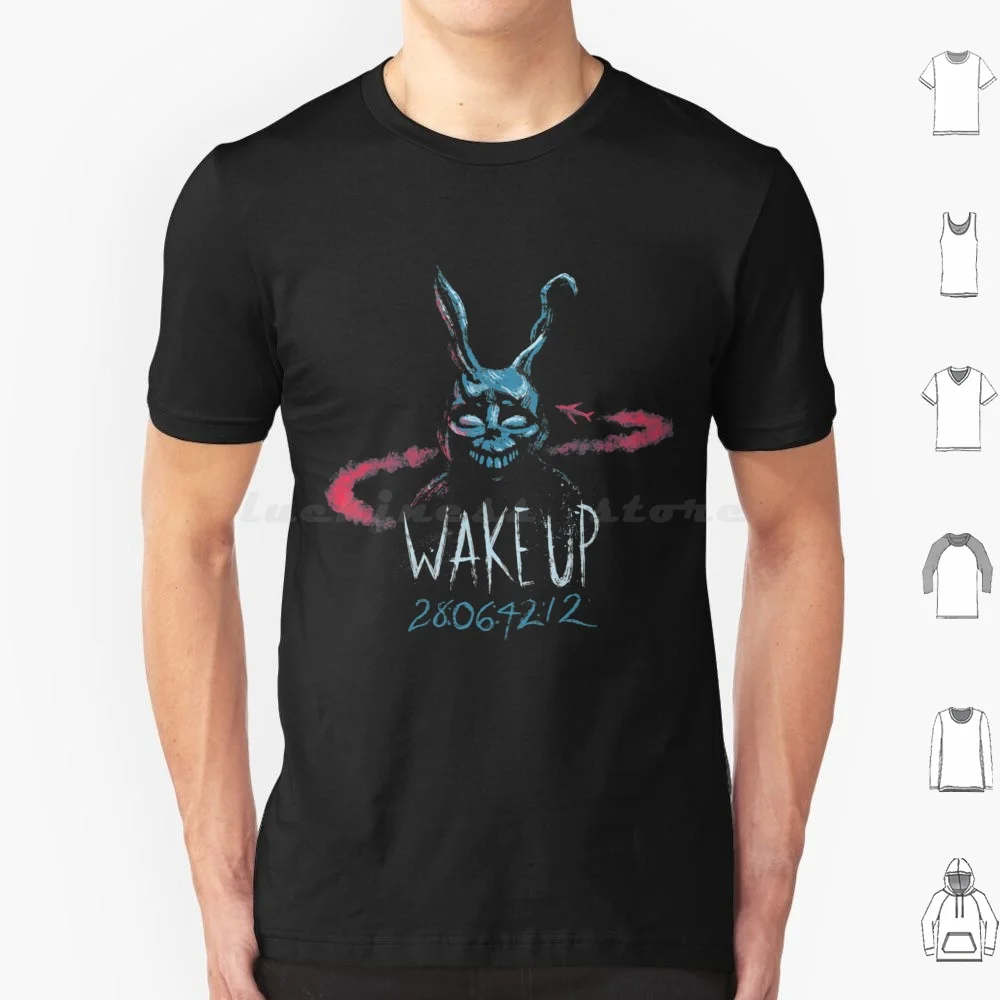 Wake Up T Shirt 6xl Cotton Cool Tee Donnie Darko Donnie Movie Darko Frank Film Rabbit Jake Gyllenhaal Movies Jake Bunny Dark