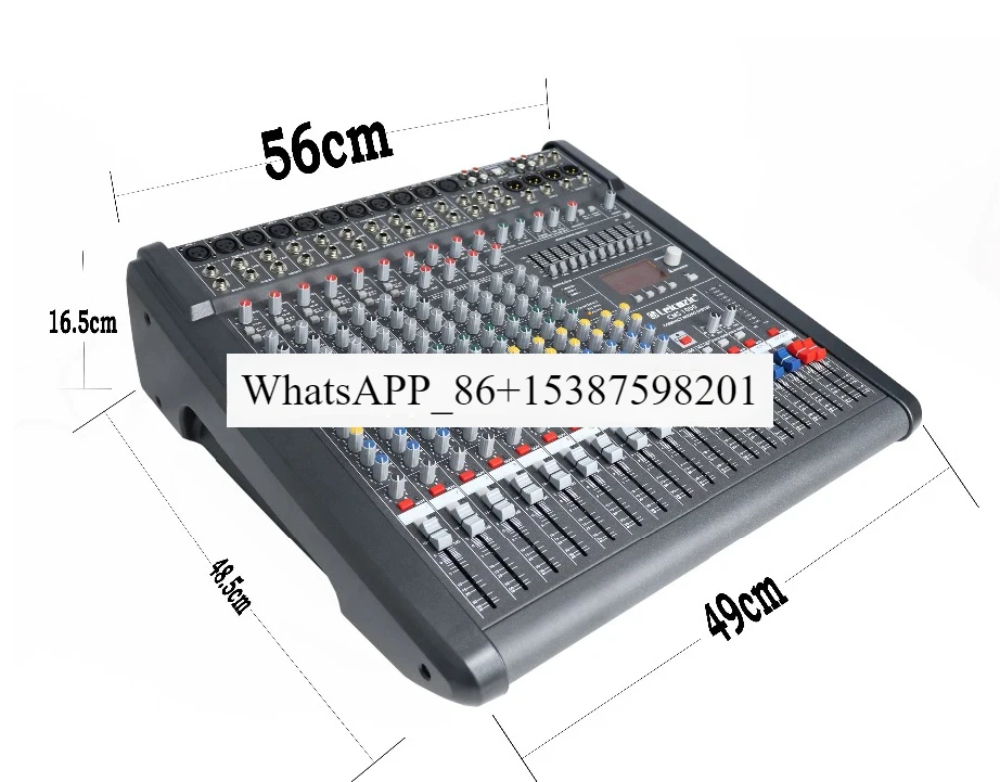 PM1000-3 original de LCZ/fantôme audio professionnel CMS1000-3 du centre commercial 48V d'amplificateur de console de 62Assad pour la représentation d'étape