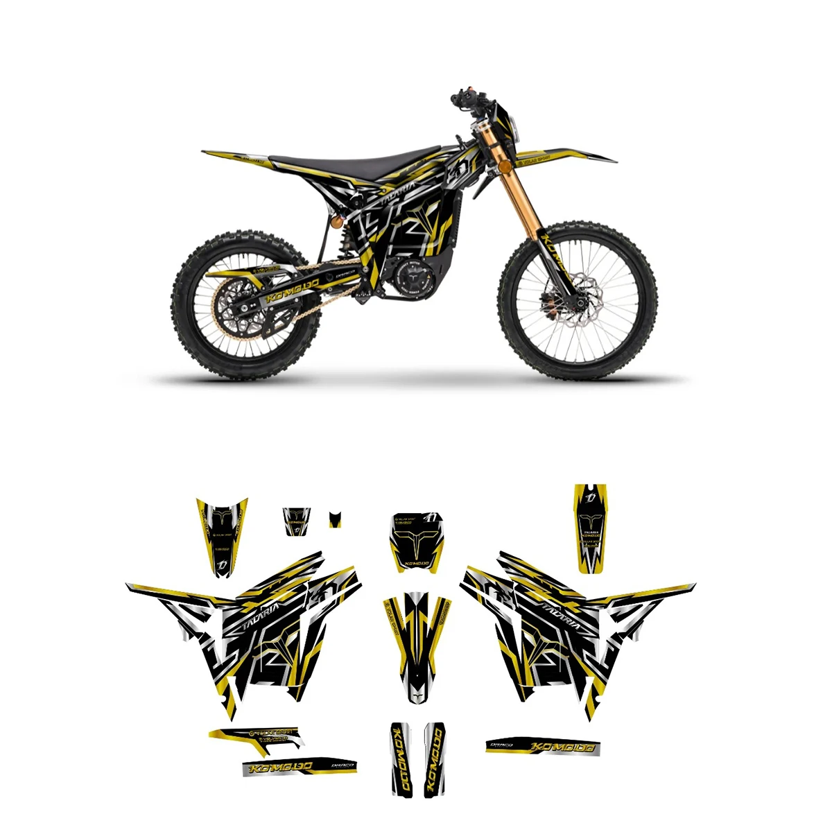 

Talaria Komodo Graphic electric dirt bike stickers body decoration protection sticker film decal mod stickers Graphics
