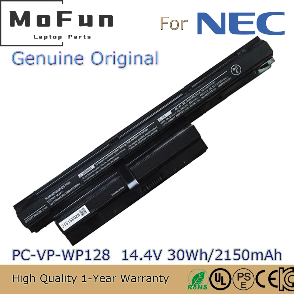 

Brand New Original PC-VP-WP126 14.4V 30Wh Laptop Battery for NEC LS150/L PC-LS150HS6B series PC-VP-WP128 OP-570-77006