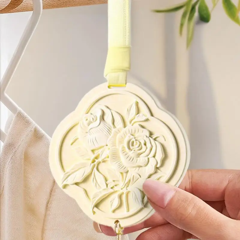 

Matarile Rose shaped solid gypsum aromatherapy diffuser long-lasting fragrance in home wardrobes solid air freshener