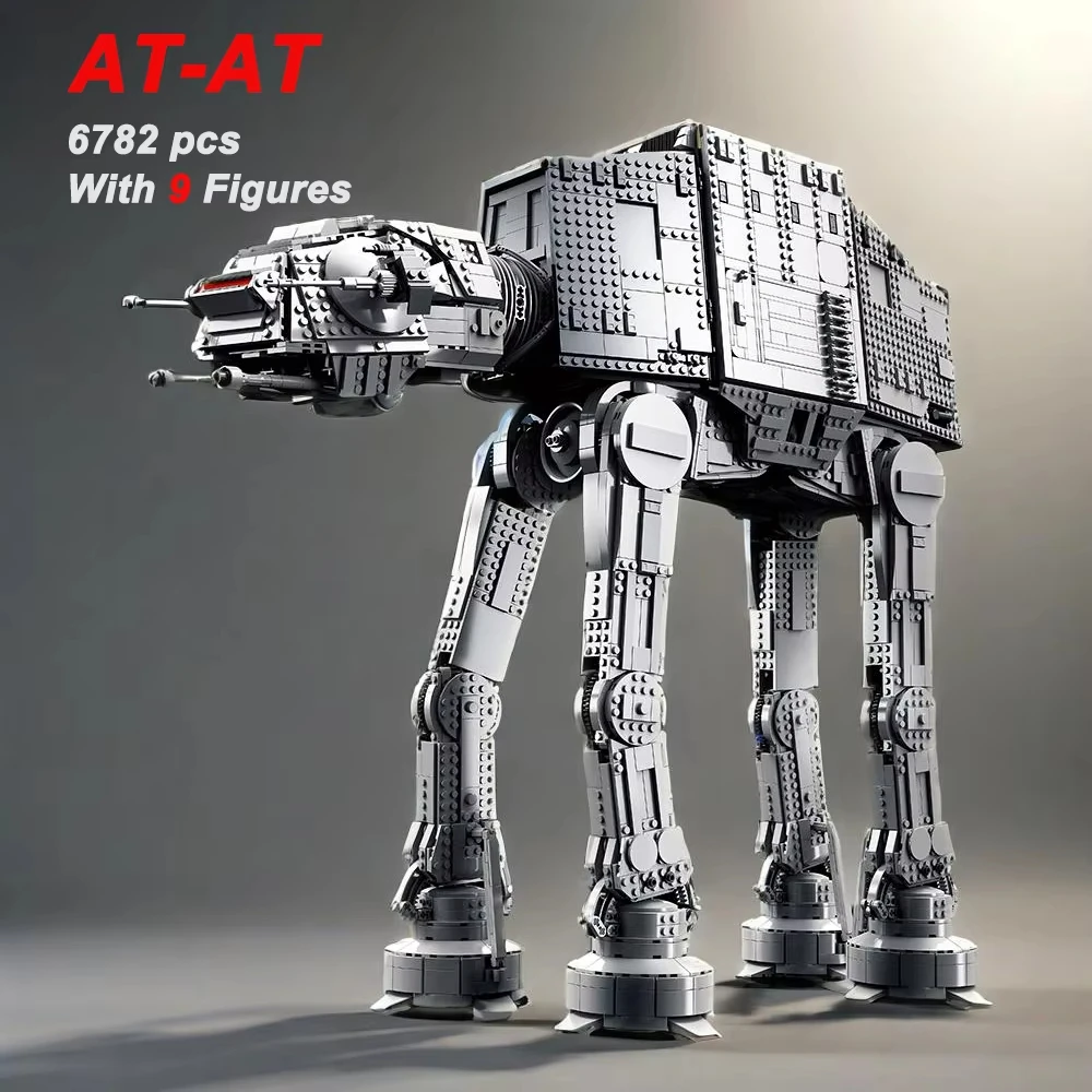 

Большой космос AT-AT 6785 шт., совместимый набор строительных блоков, модель кирпичей для детей, подарки на день рождения и Рождество для мальчиков, игрушки