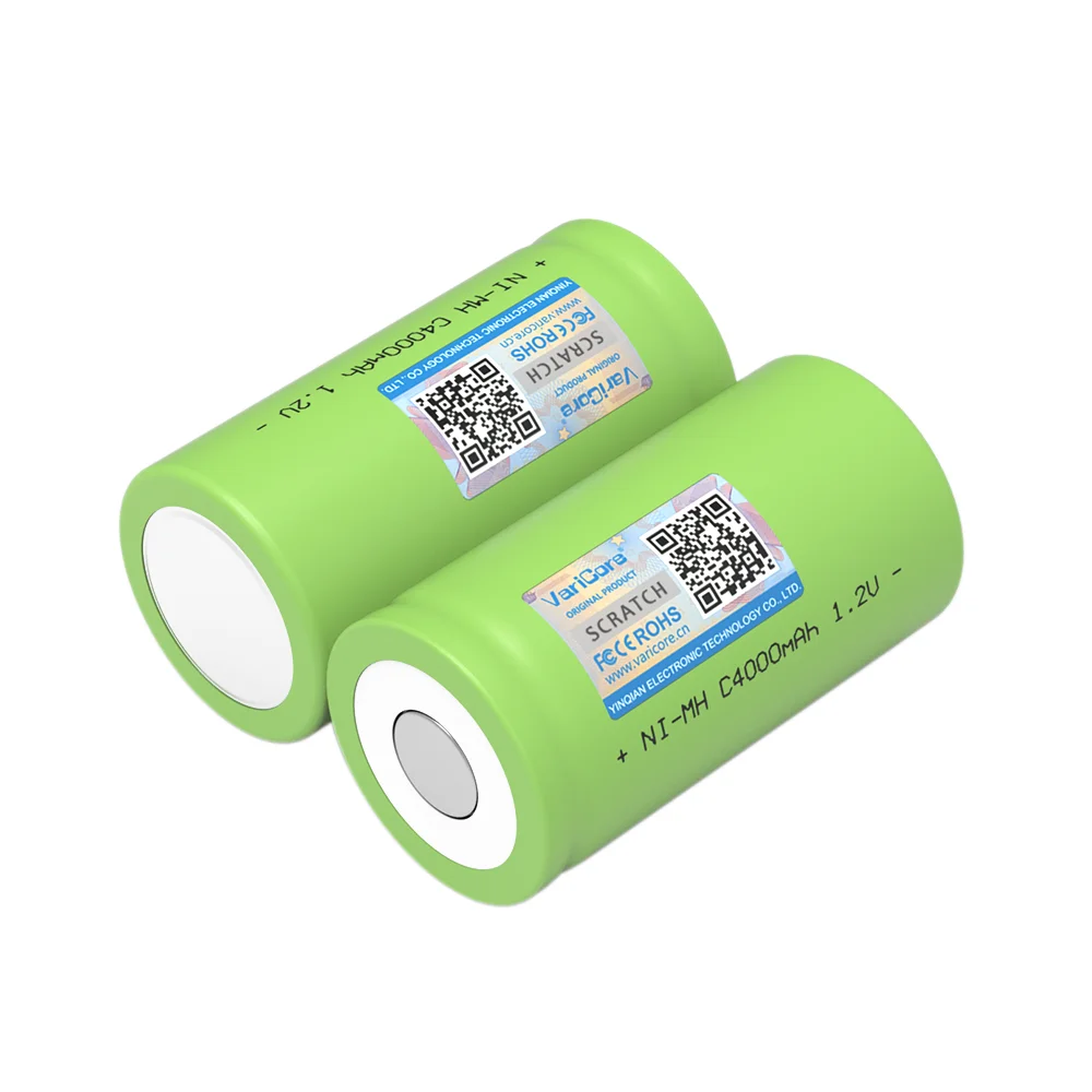 VariCore 1.2 فولت ni-mh 4000 مللي أمبير بطارية قابلة للشحن سعة كبيرة C4000 لآلة كنس متعددة موقد غاز الإشعال