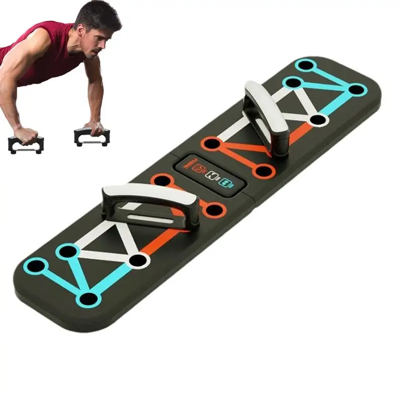 Push-up Board Set Portable Multifunctional Push-up Bar Foldable Fitness Equipment For Chest Abdomen Arms/Back Training