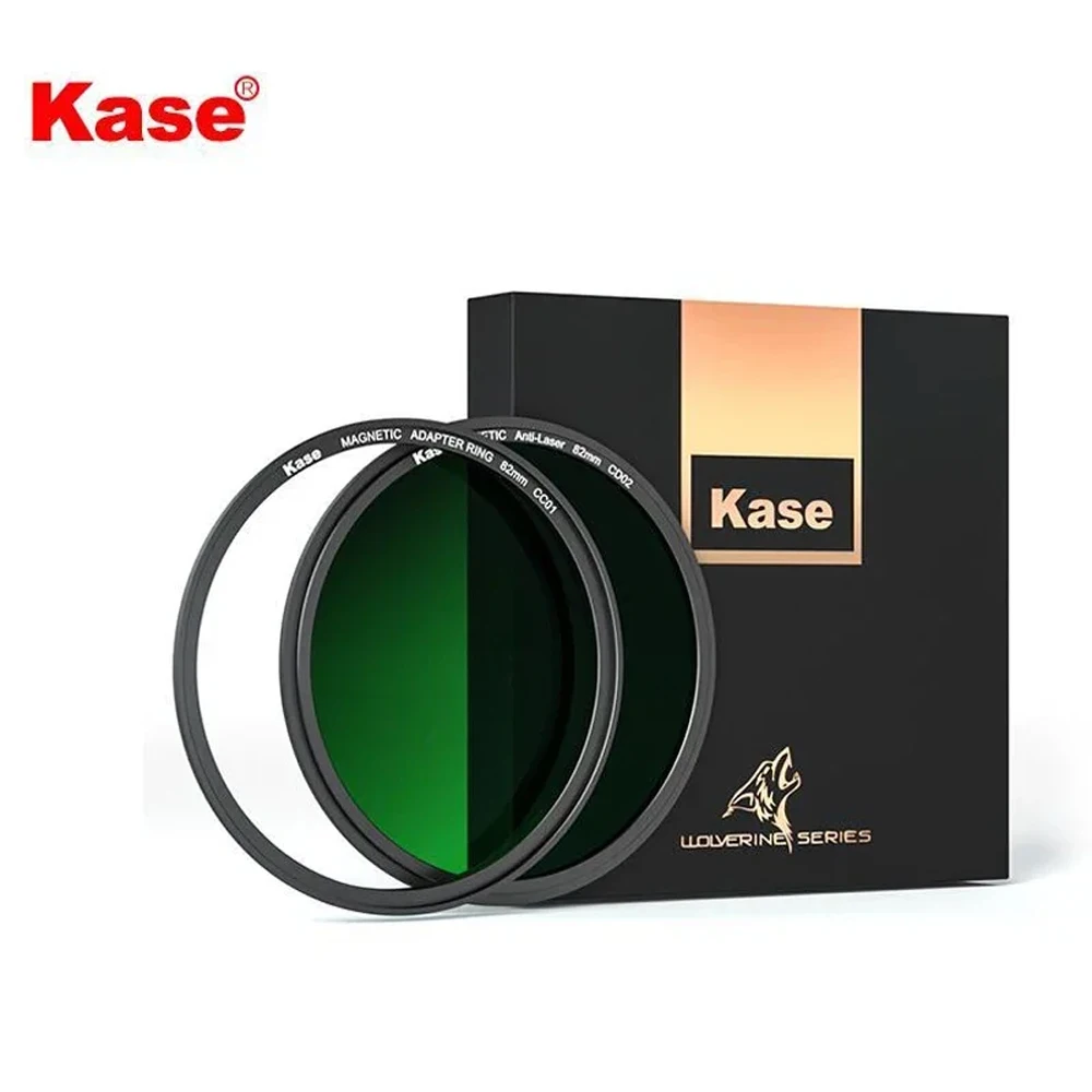 Kase Wolverine Magnetic 67mm 72mm 77mm 82mm Anti-Laser Protection Lens Filter & Adapter Tempered Optical Glass Light Pollution